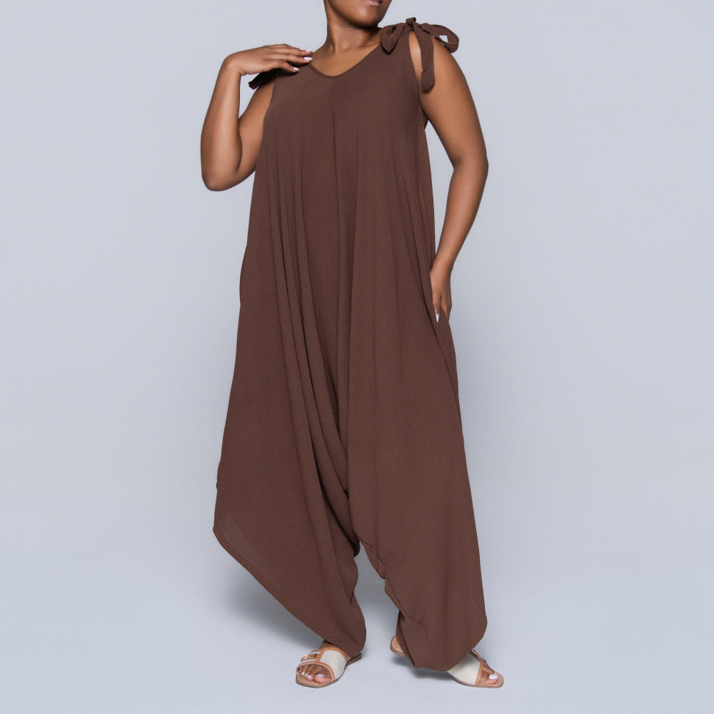 Chocolate Airflow Jumpsuit