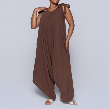 Chocolate Airflow Jumpsuit
