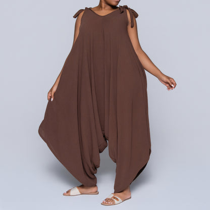 Chocolate Airflow Jumpsuit