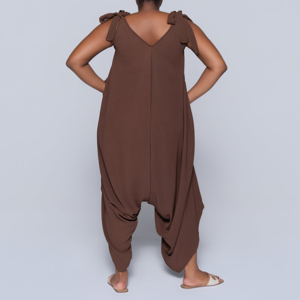 Chocolate Airflow Jumpsuit