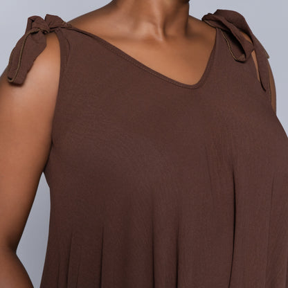 Chocolate Airflow Jumpsuit