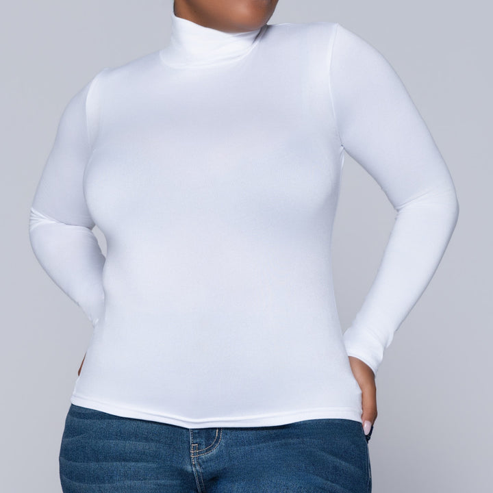 Optical White Twin Pack Polo Neck