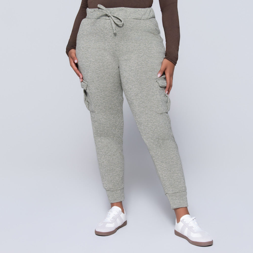 Olive Pocket Edit Cargo Joggers