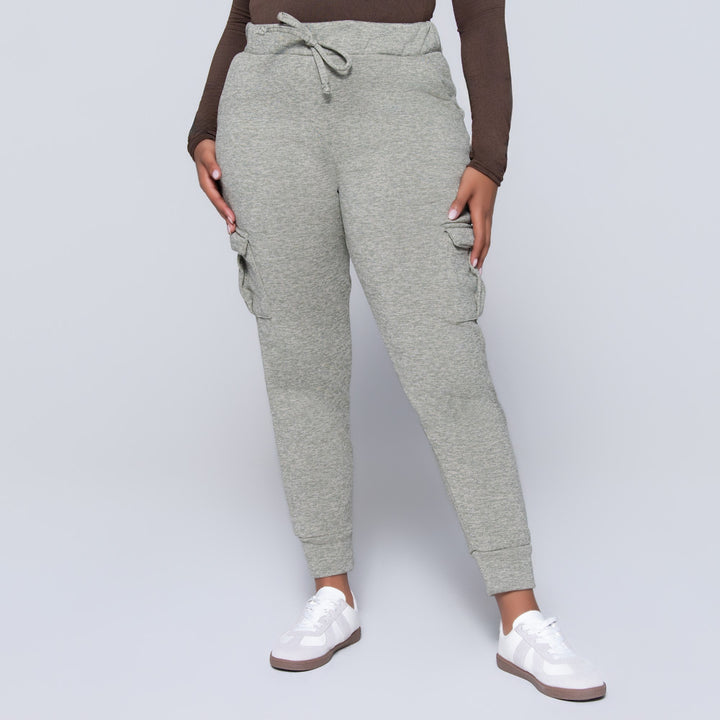 Olive Pocket Edit Cargo Joggers