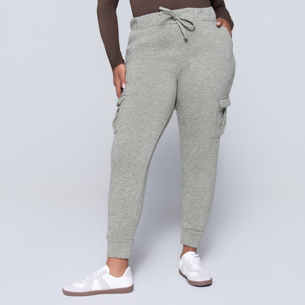 Olive Pocket Edit Cargo Joggers