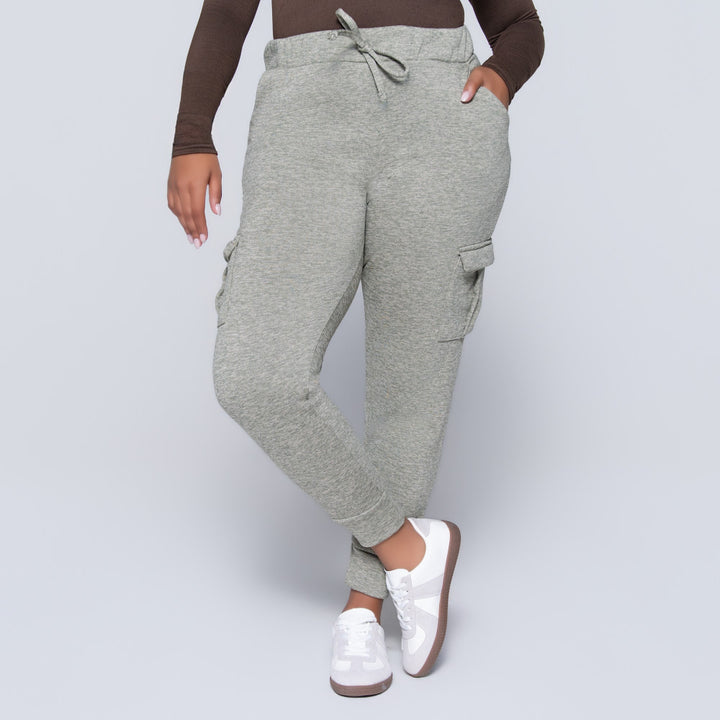 Olive Pocket Edit Cargo Joggers