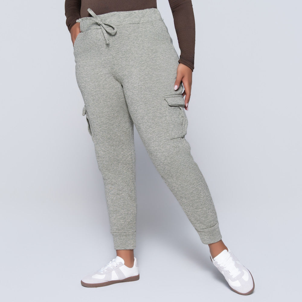 Olive Pocket Edit Cargo Joggers