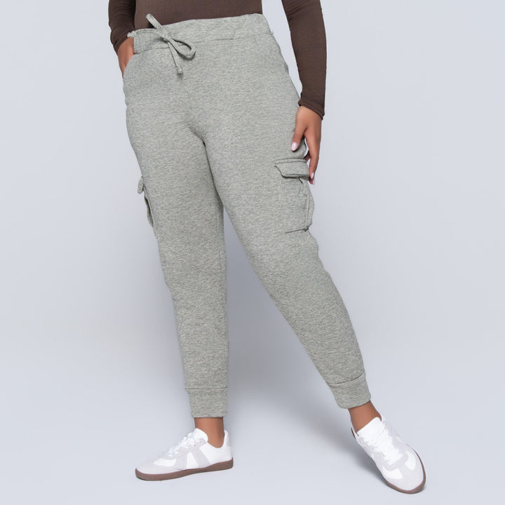 Olive Pocket Edit Cargo Joggers