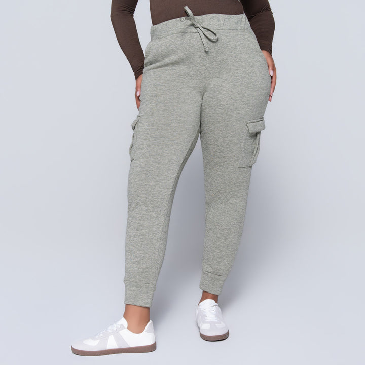 Olive Pocket Edit Cargo Joggers