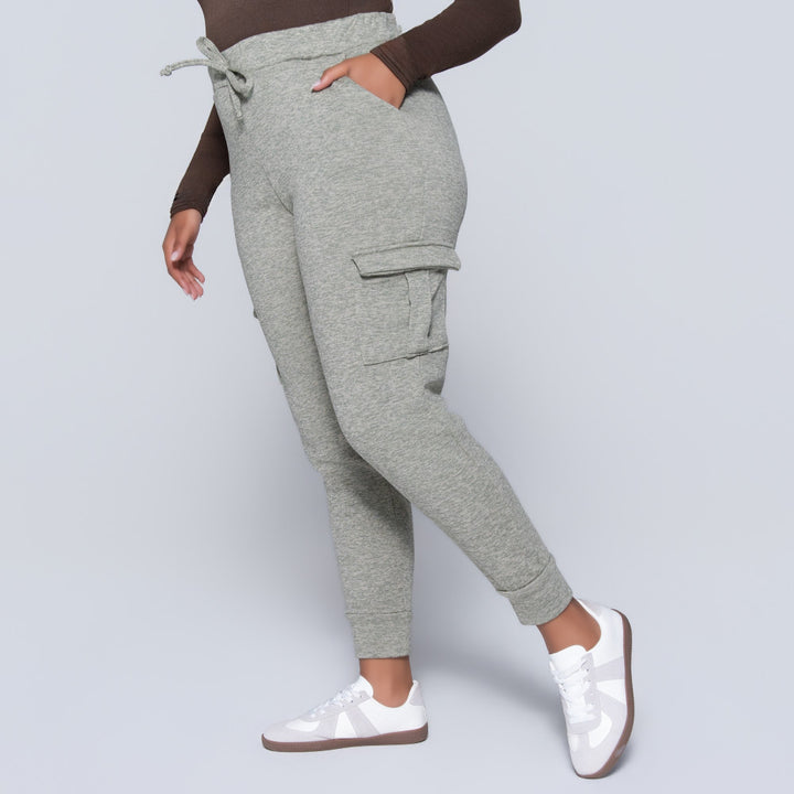 Olive Pocket Edit Cargo Joggers