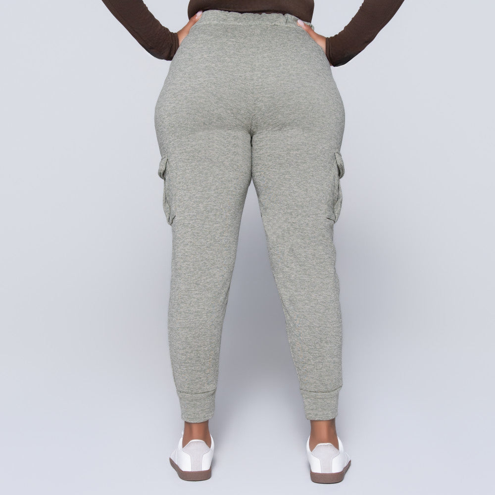 Olive Pocket Edit Cargo Joggers