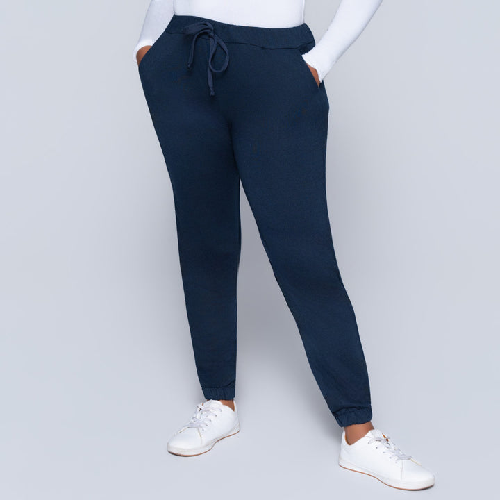Navy Track Pants