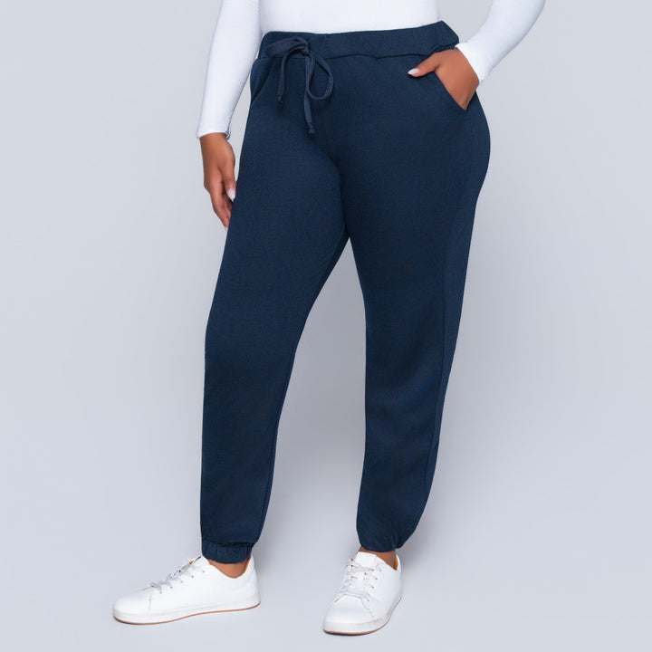 Navy Track Pants