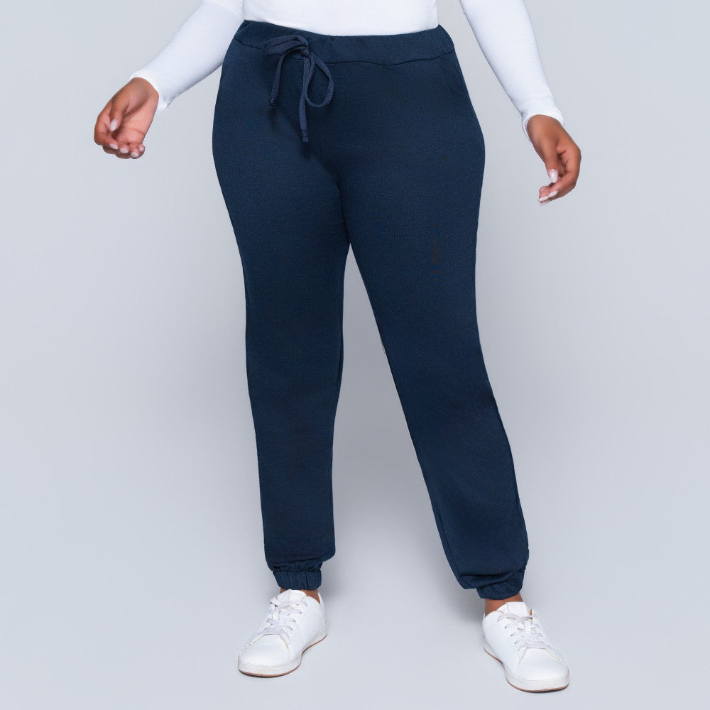 Navy Track Pants