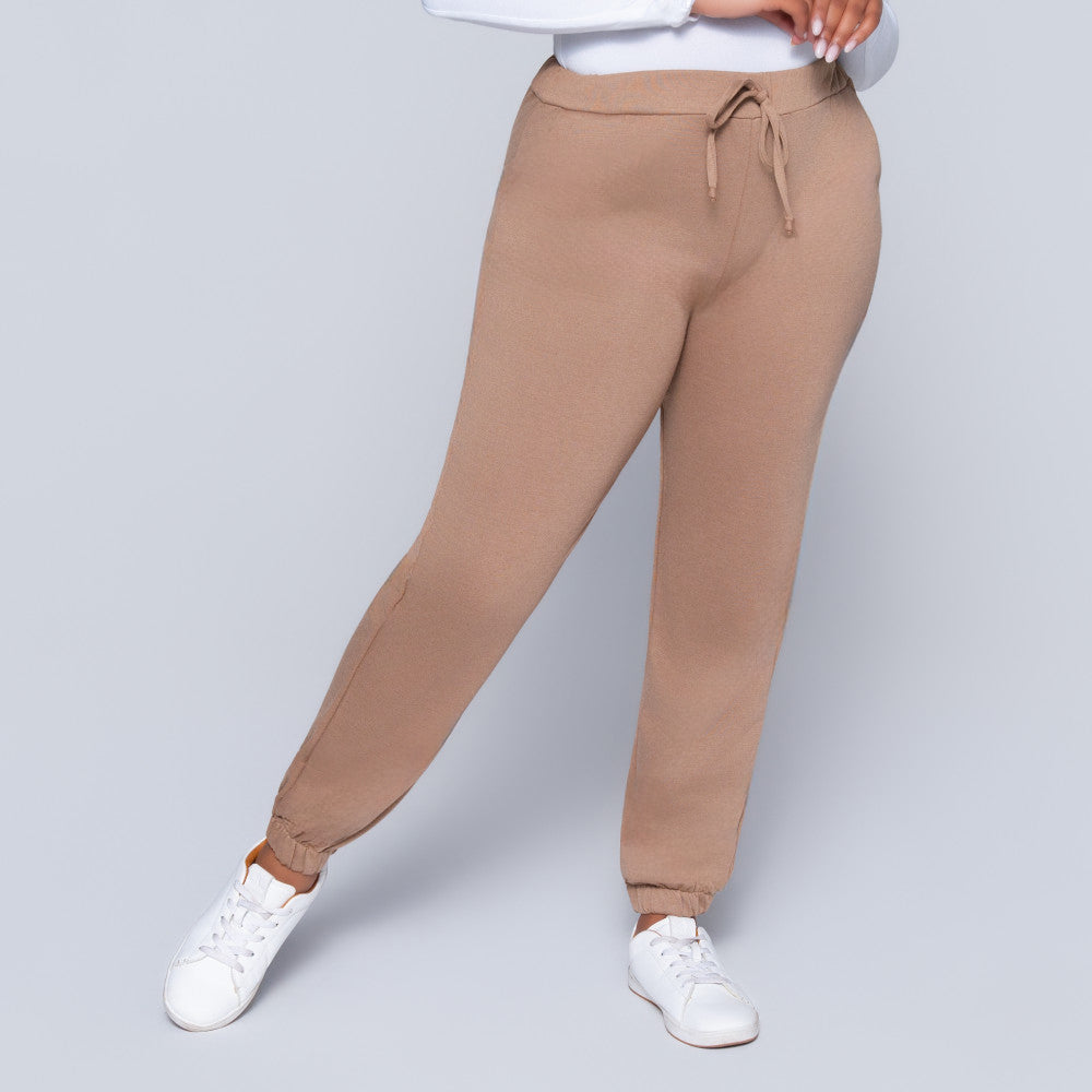 Taupe Track Pants