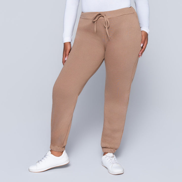 Taupe Track Pants
