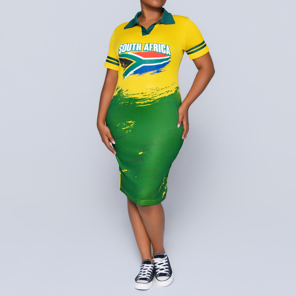 Supporter Merchandise Print Dress