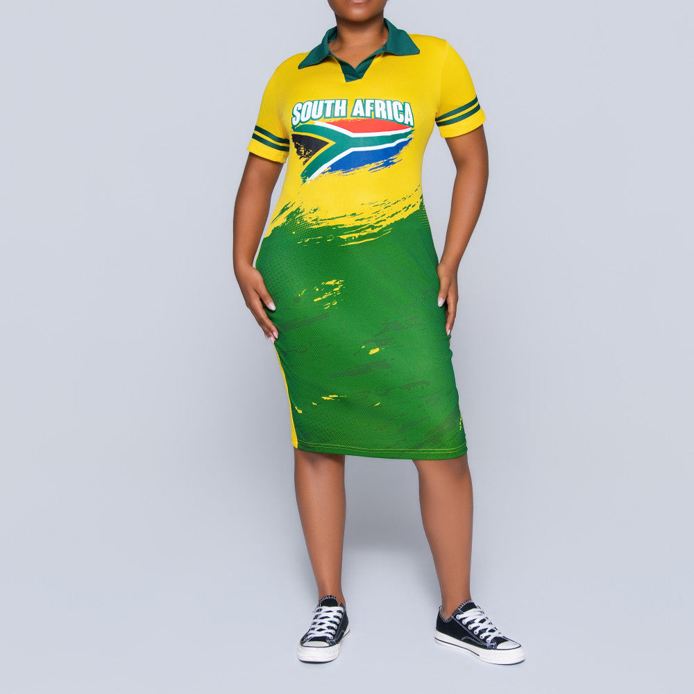 Supporter Merchandise Print Dress