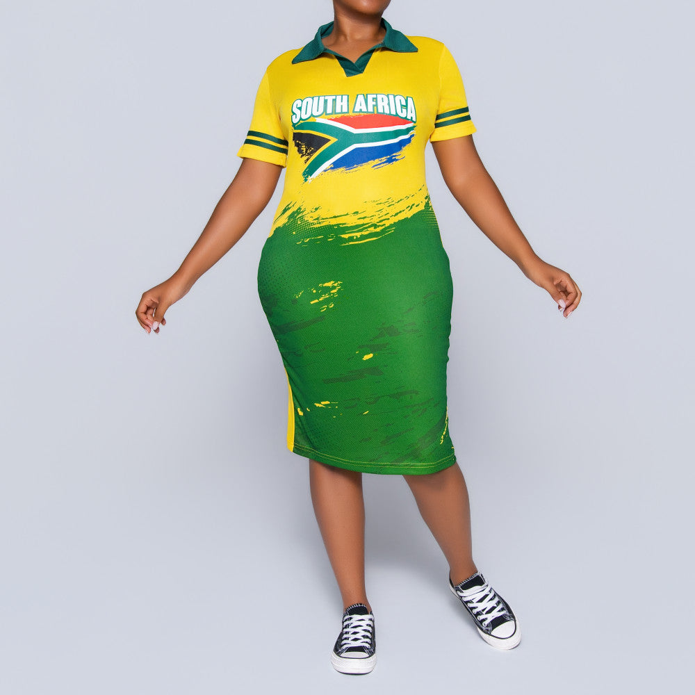 Supporter Merchandise Print Dress
