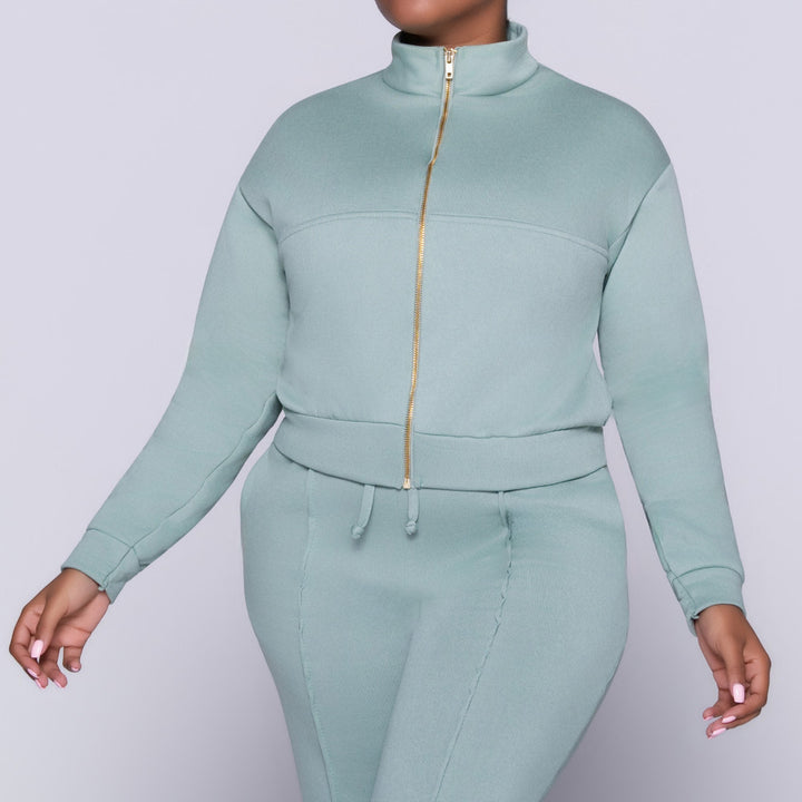 Sage Track Top