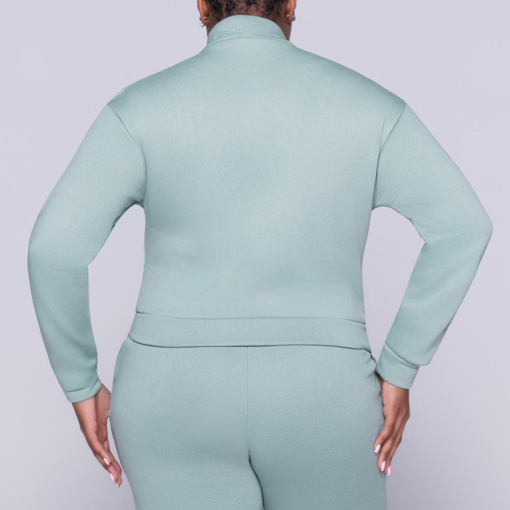 Sage Track Top