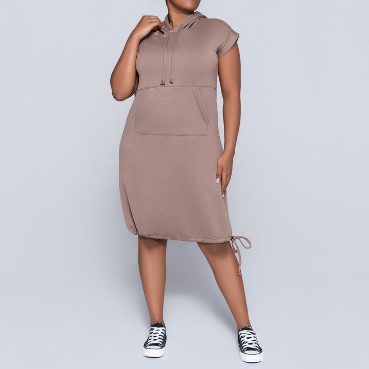 Mocca Scuba Modal Hooded Tunic