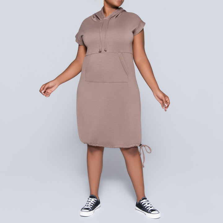 Mocca Scuba Modal Hooded Tunic