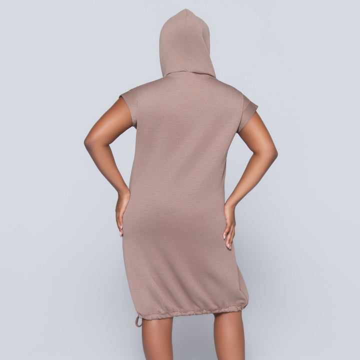 Mocca Scuba Modal Hooded Tunic