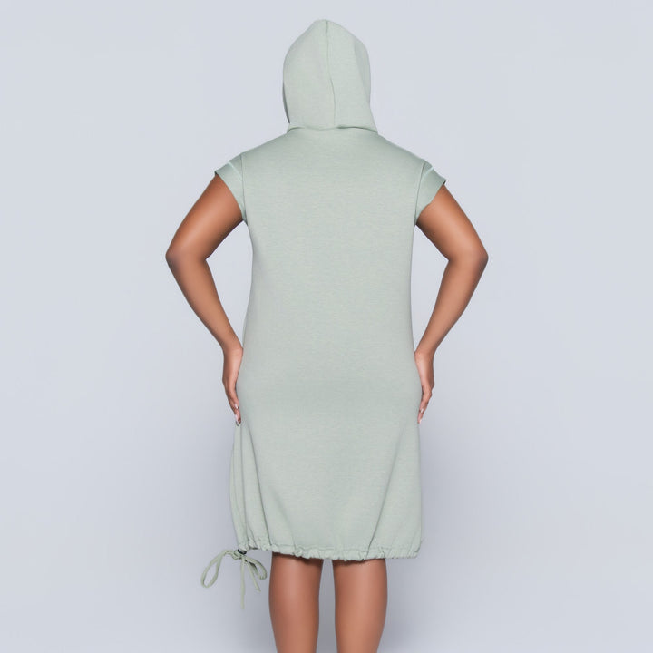 Sage Scuba Modal Hooded Tunic