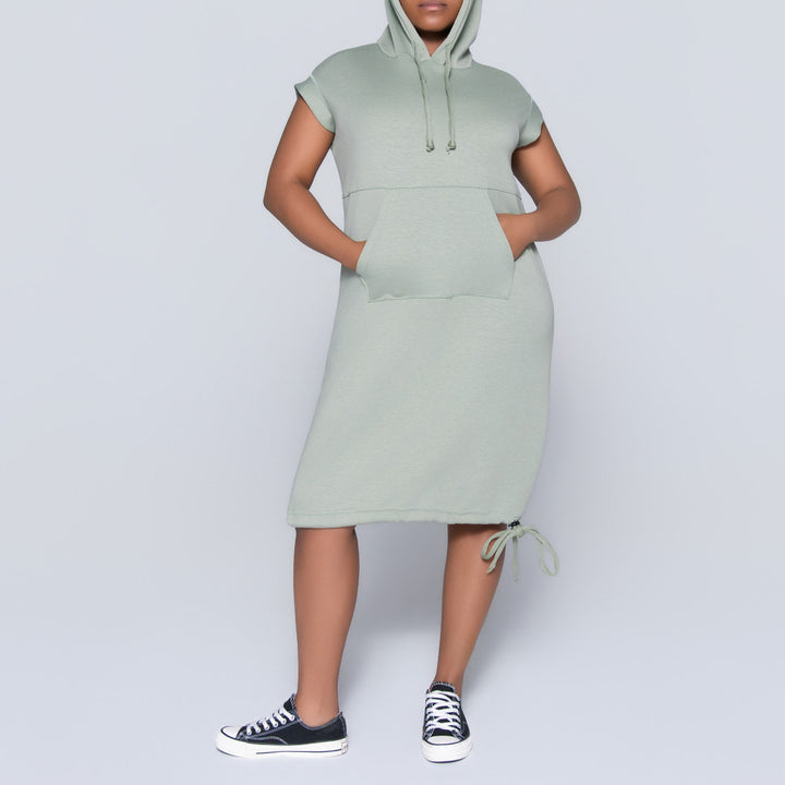 Sage Scuba Modal Hooded Tunic