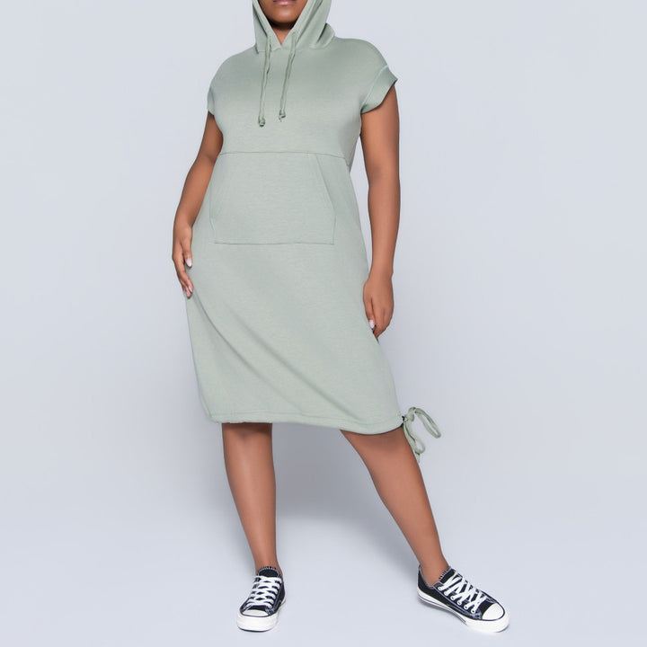 Sage Scuba Modal Hooded Tunic