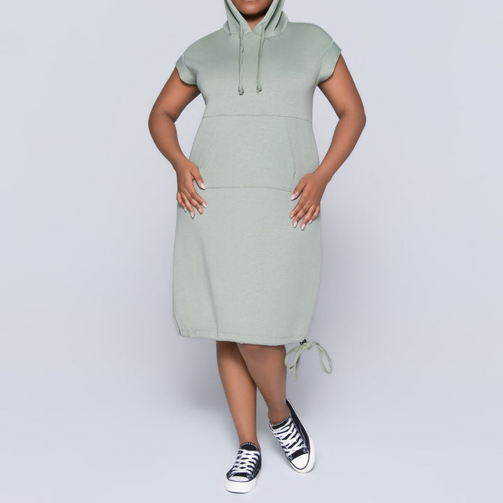 Sage Scuba Modal Hooded Tunic