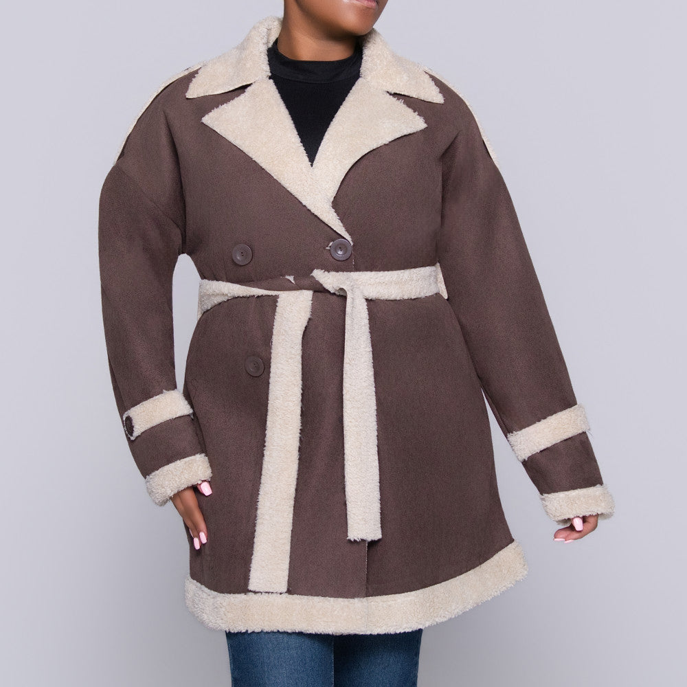 Chocolate Scuba Suede Jacket – Fashion World ZA