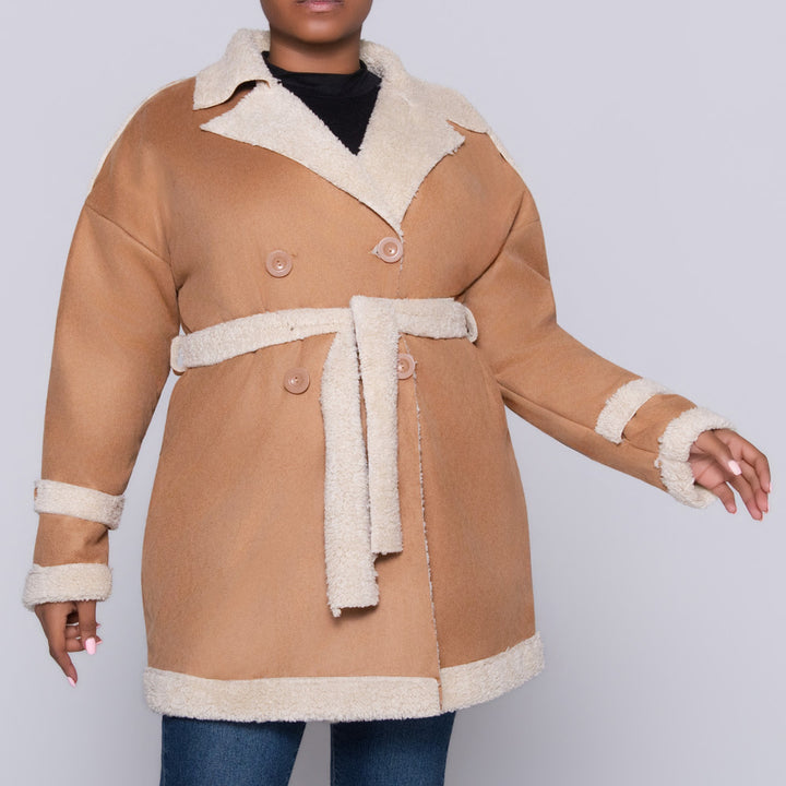 Tan Scuba Suede Jacket