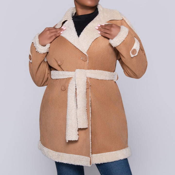 Tan Scuba Suede Jacket