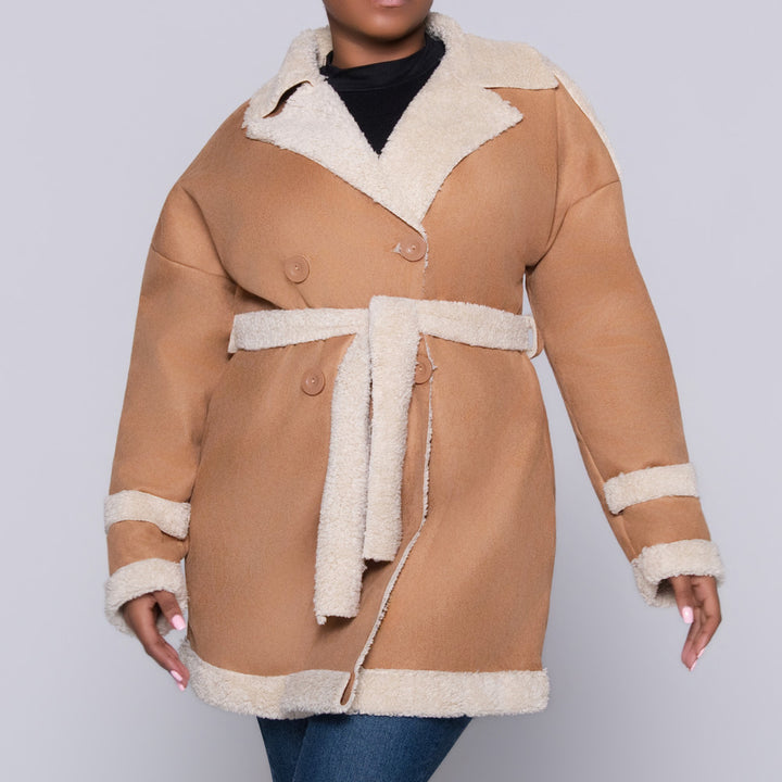 Tan Scuba Suede Jacket