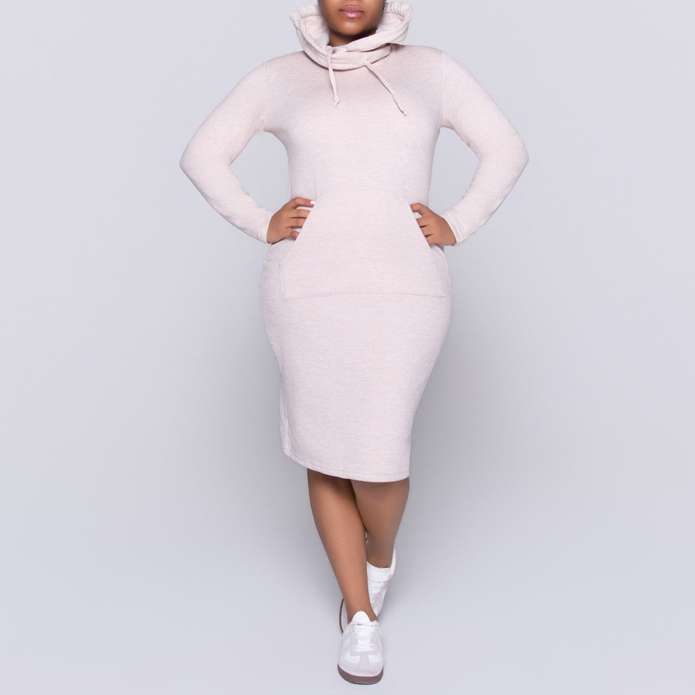 Oatmeal Long Sleeve Dress
