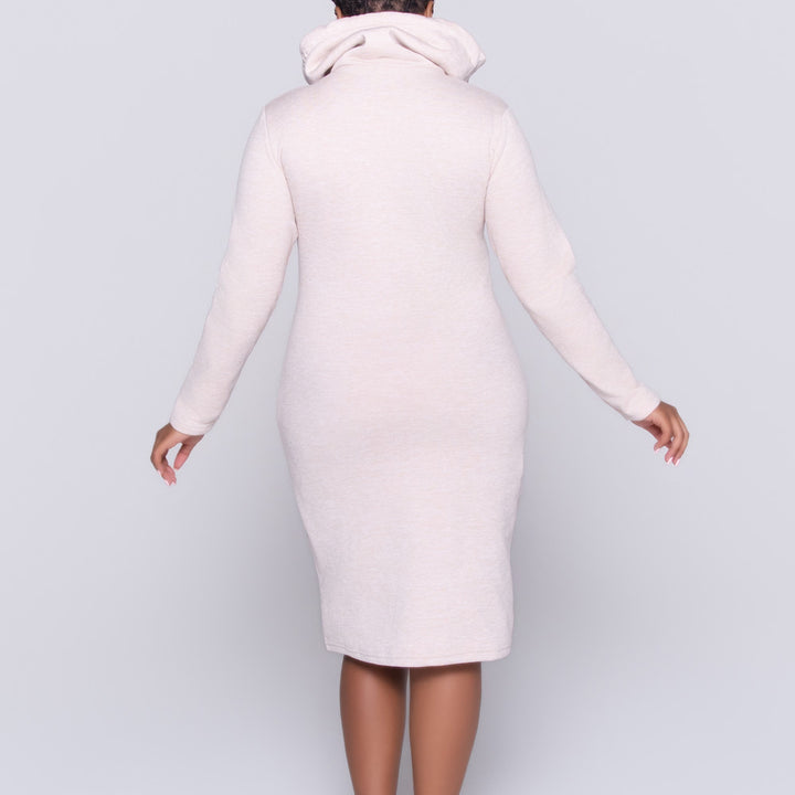 Oatmeal Long Sleeve Dress