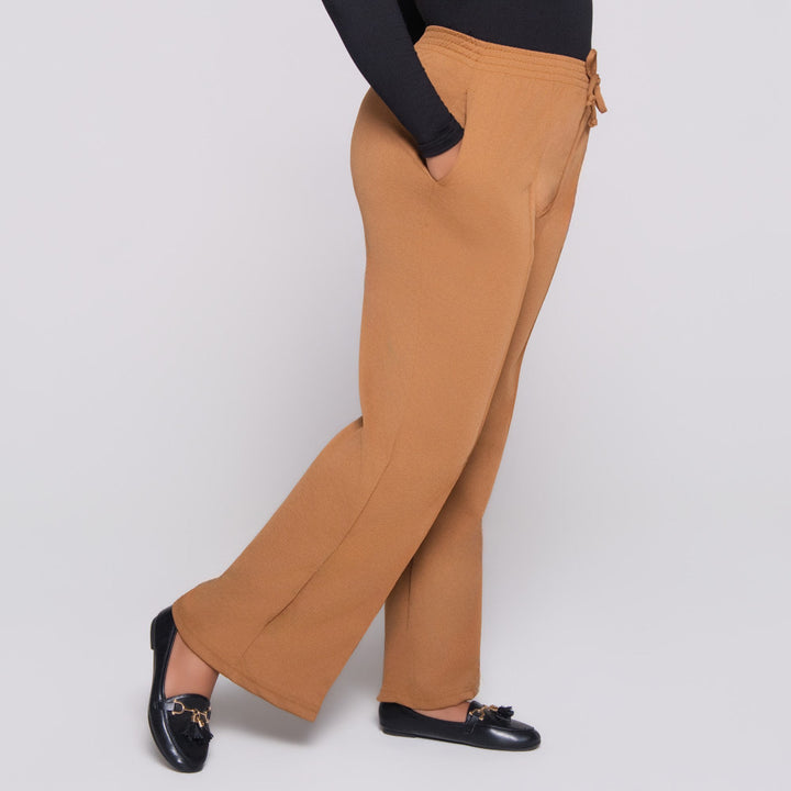 Wide Leg Camel Pants