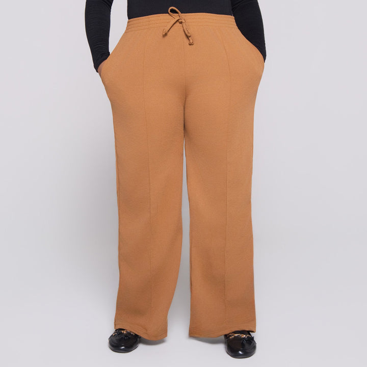 Wide Leg Camel Pants