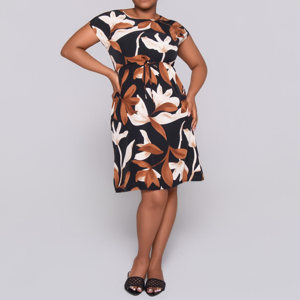 Printed And Plain Airflow Twin Pack Dress