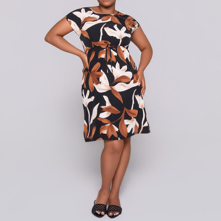 Printed And Plain Airflow Twin Pack Dress