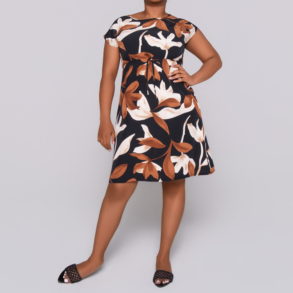 Printed And Plain Airflow Twin Pack Dress