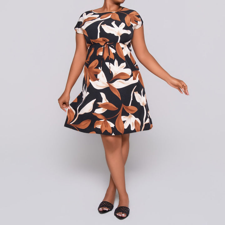 Printed And Plain Airflow Twin Pack Dress