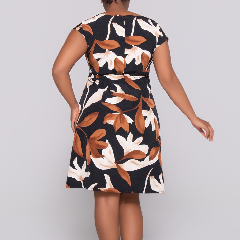 Printed And Plain Airflow Twin Pack Dress