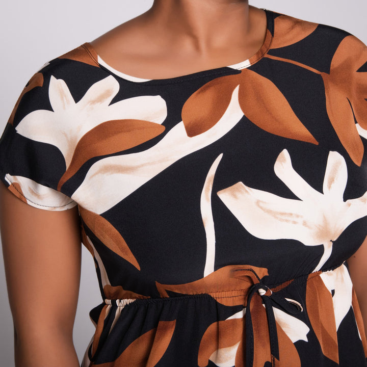 Printed And Plain Airflow Twin Pack Dress