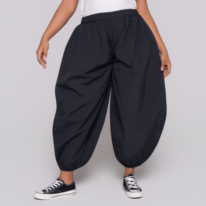 Black Teslon Pants