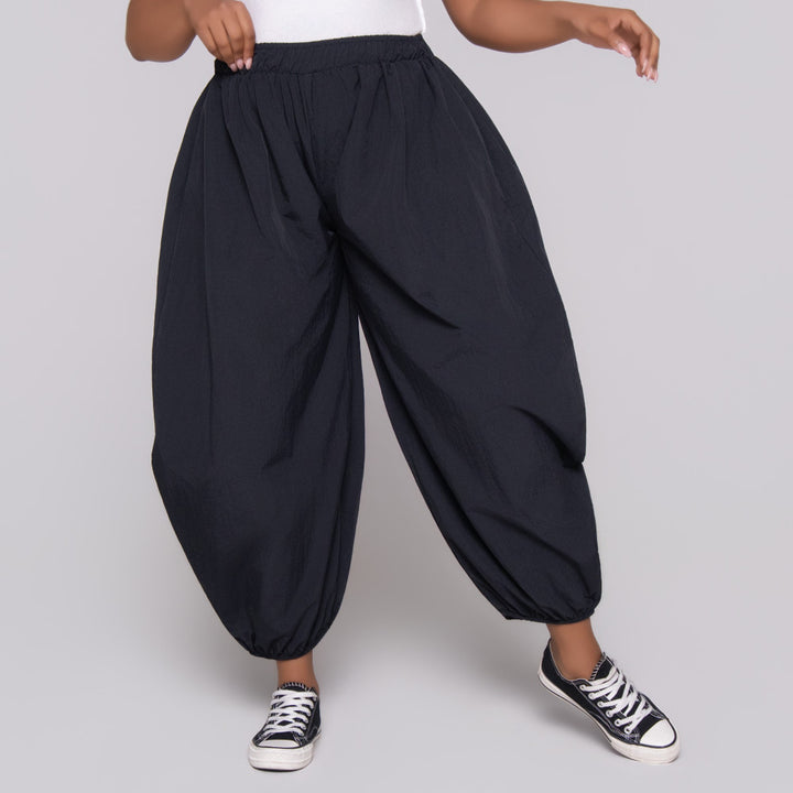 Black Teslon Pants