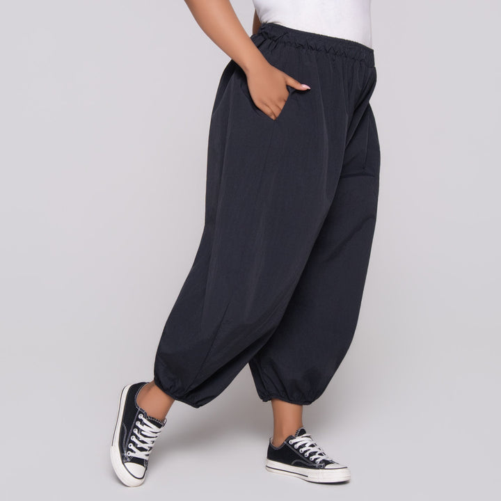 Black Teslon Pants