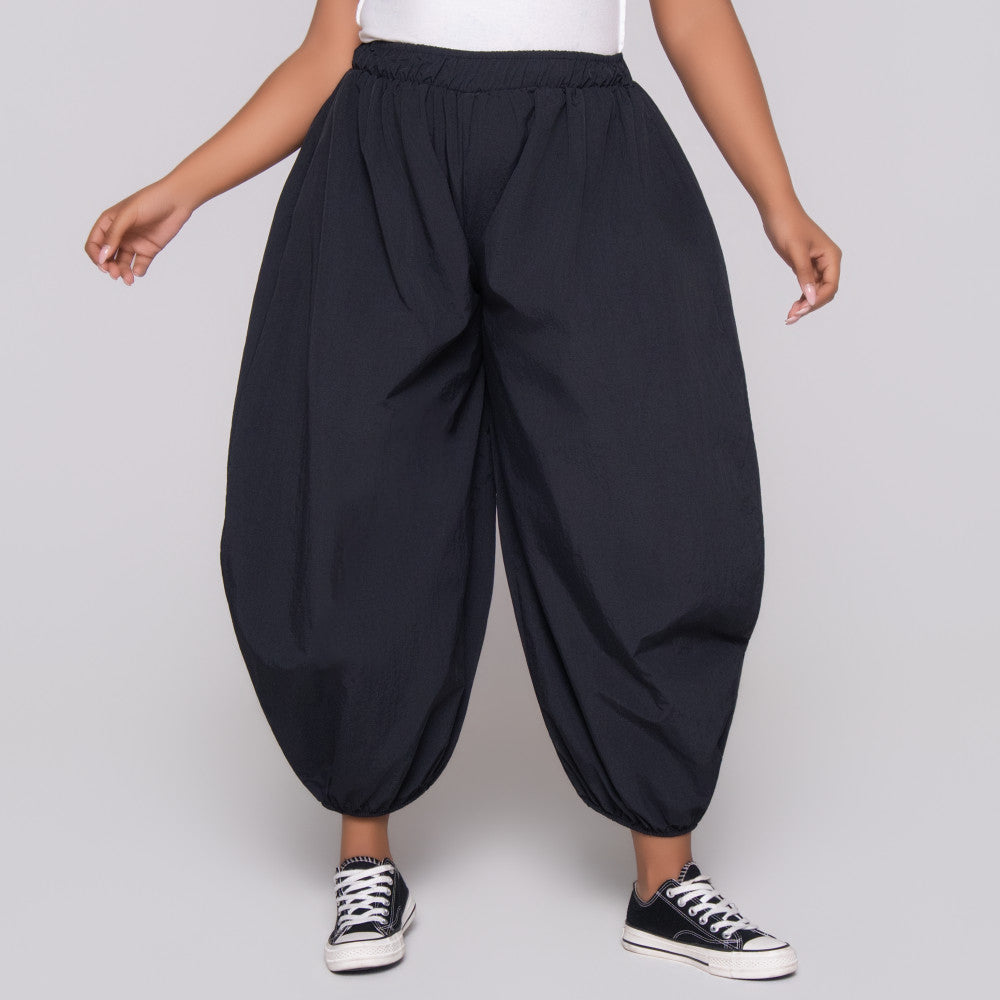 Black Teslon Pants